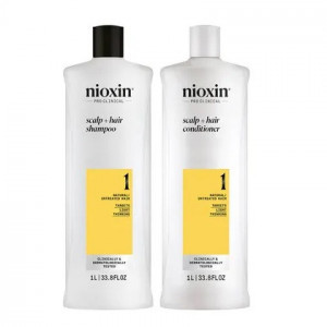NIOXIN СИСТЕМА 1 Набор "Шампунь (1000 мл.) + Кондиционер (1000 мл.)"