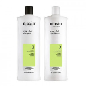 NIOXIN СИСТЕМА 2 Набор "Шампунь (1000 мл.) + Кондиционер (1000 мл.)"